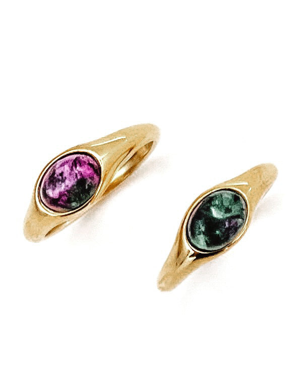 Rally Stone Gold Ring