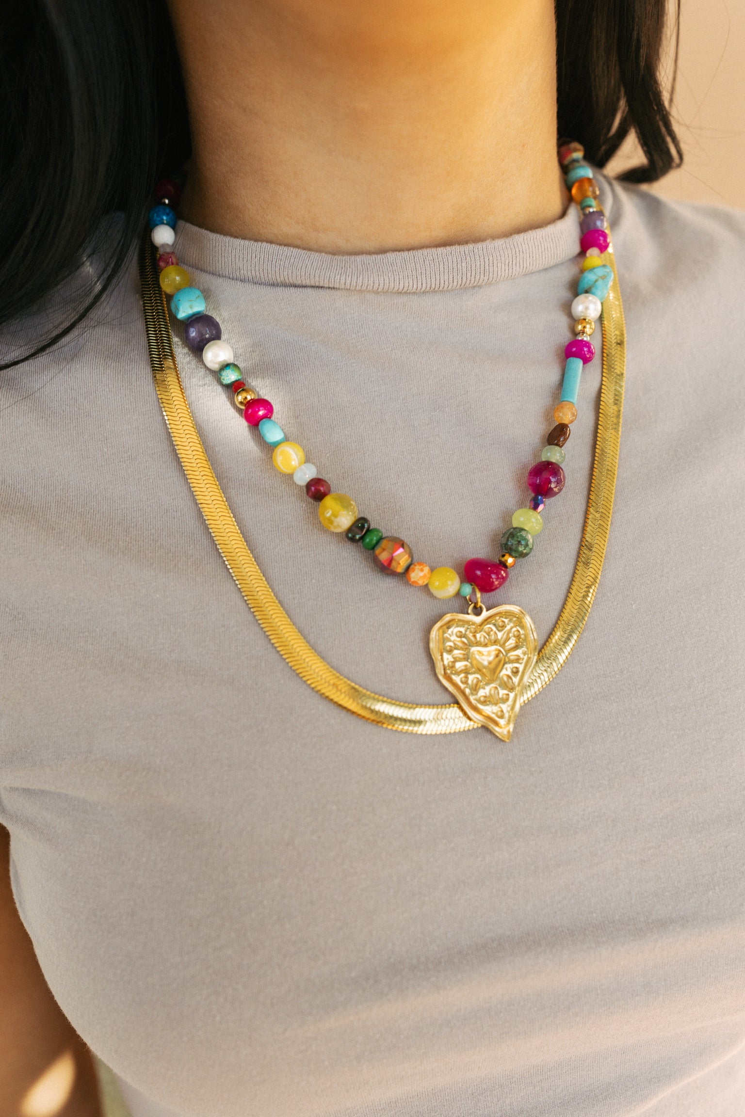 Mia Herringbone Necklace