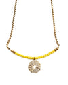 Wrenly Beaded Charm Necklace || Choose Color
