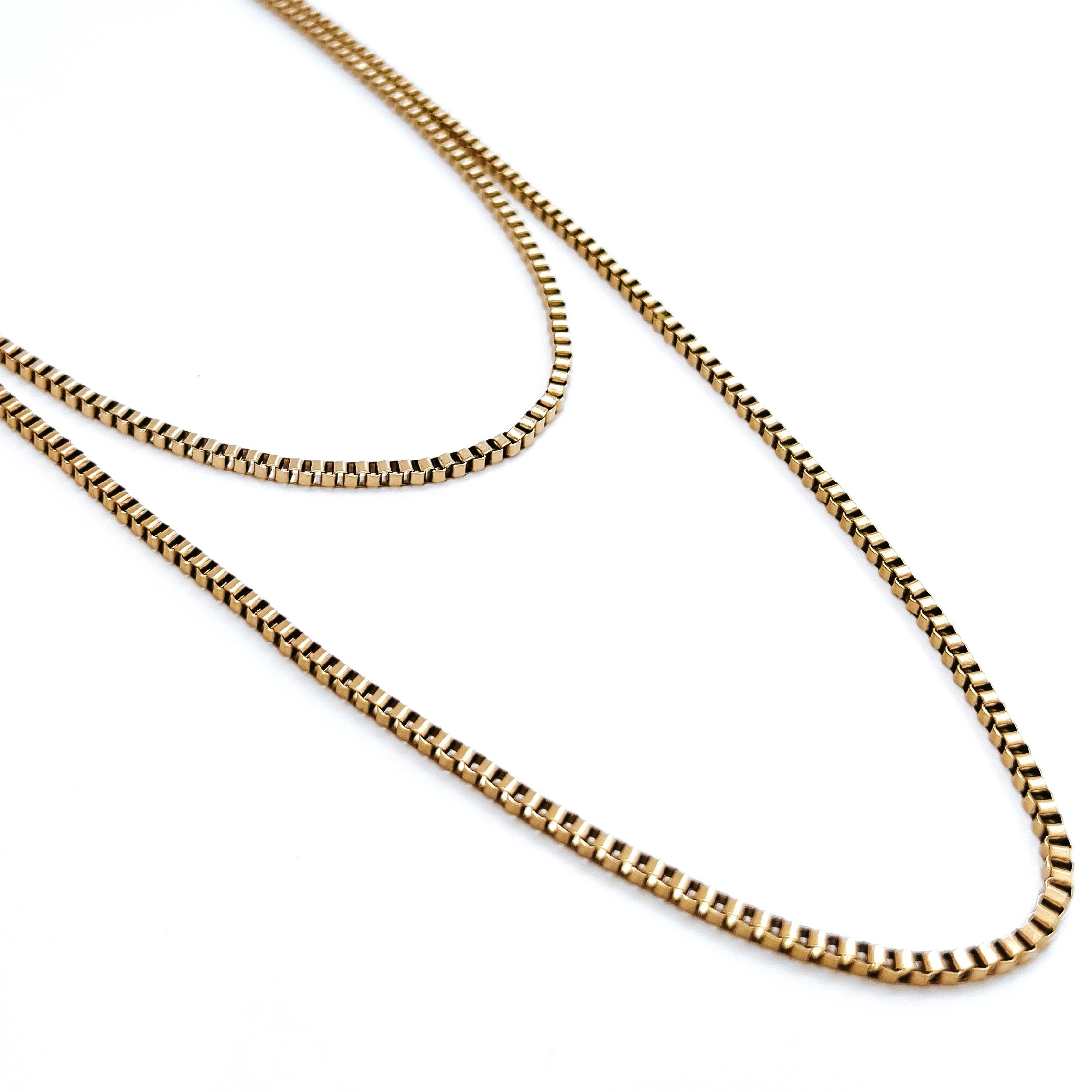 Mittie Gold Chain Necklace || Choose Length