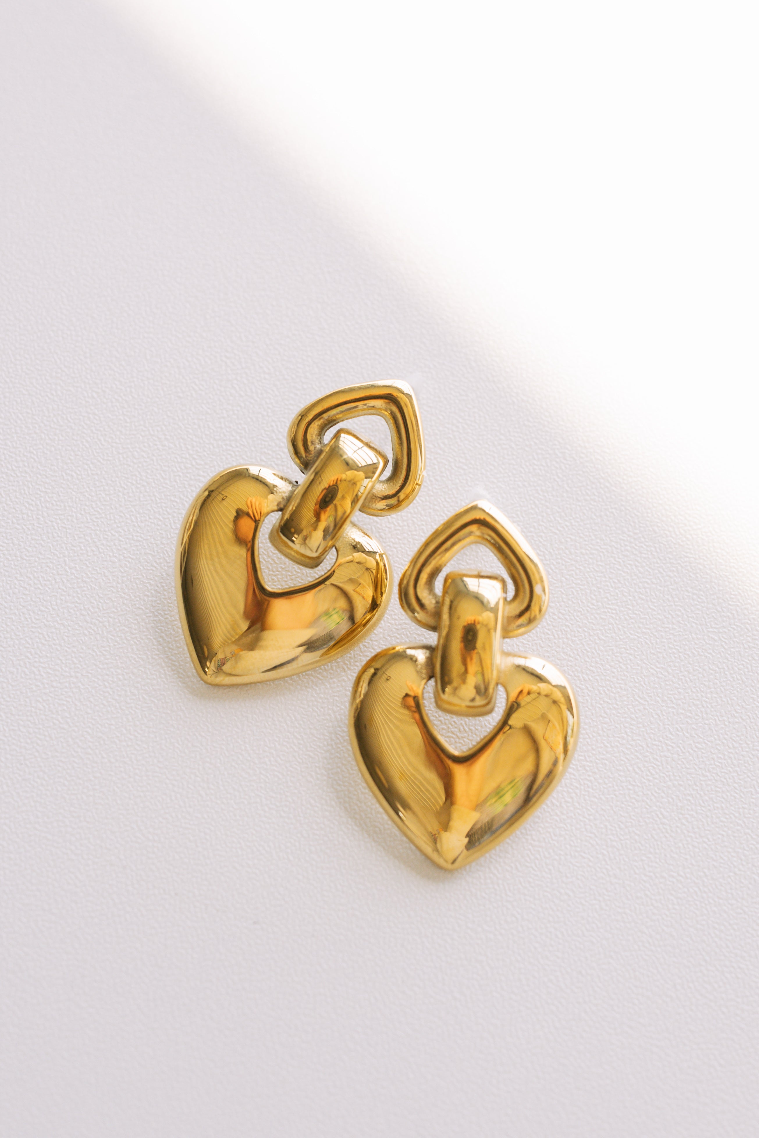 Emely Heart Drop Earrings