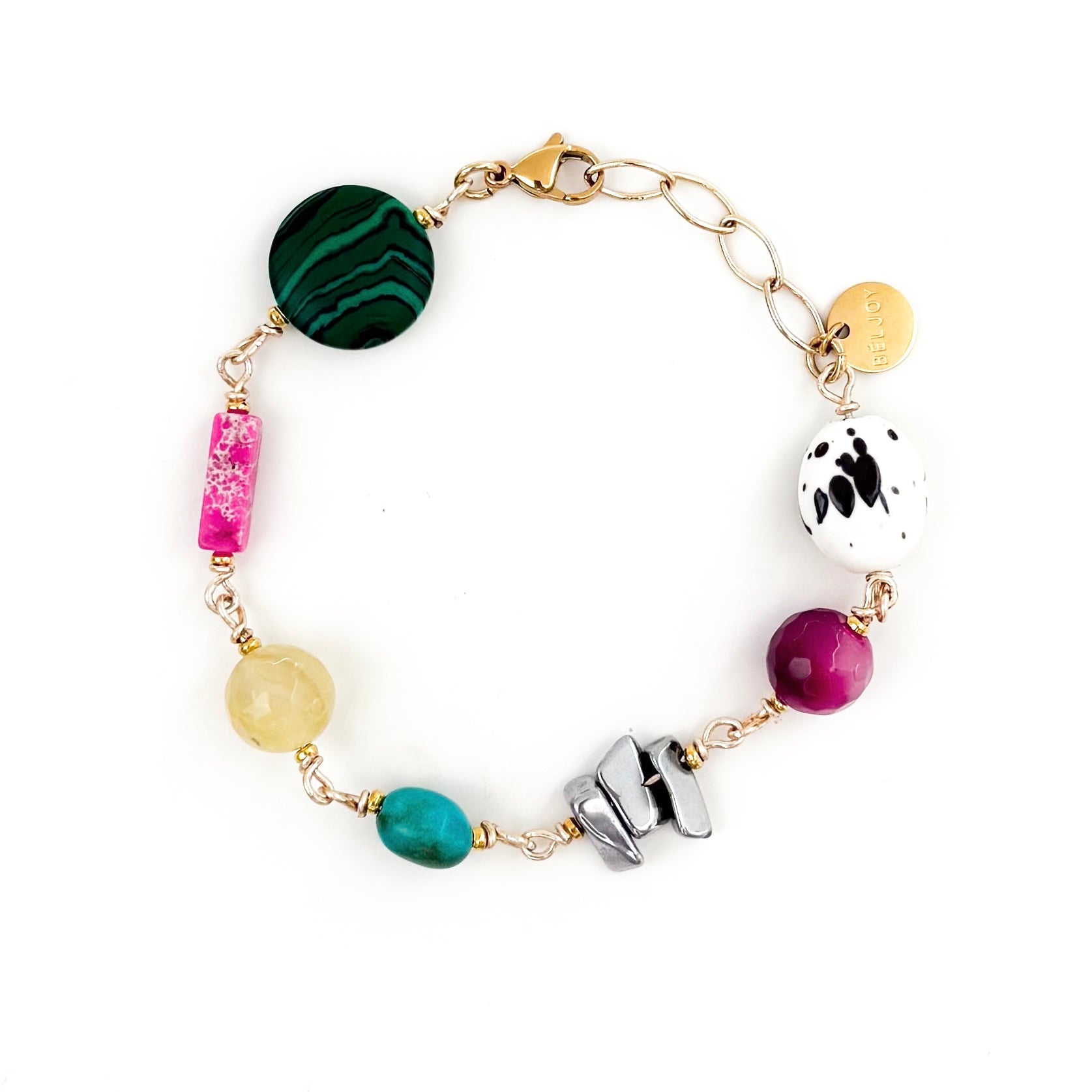 Brinna Beaded Chain Bracelet