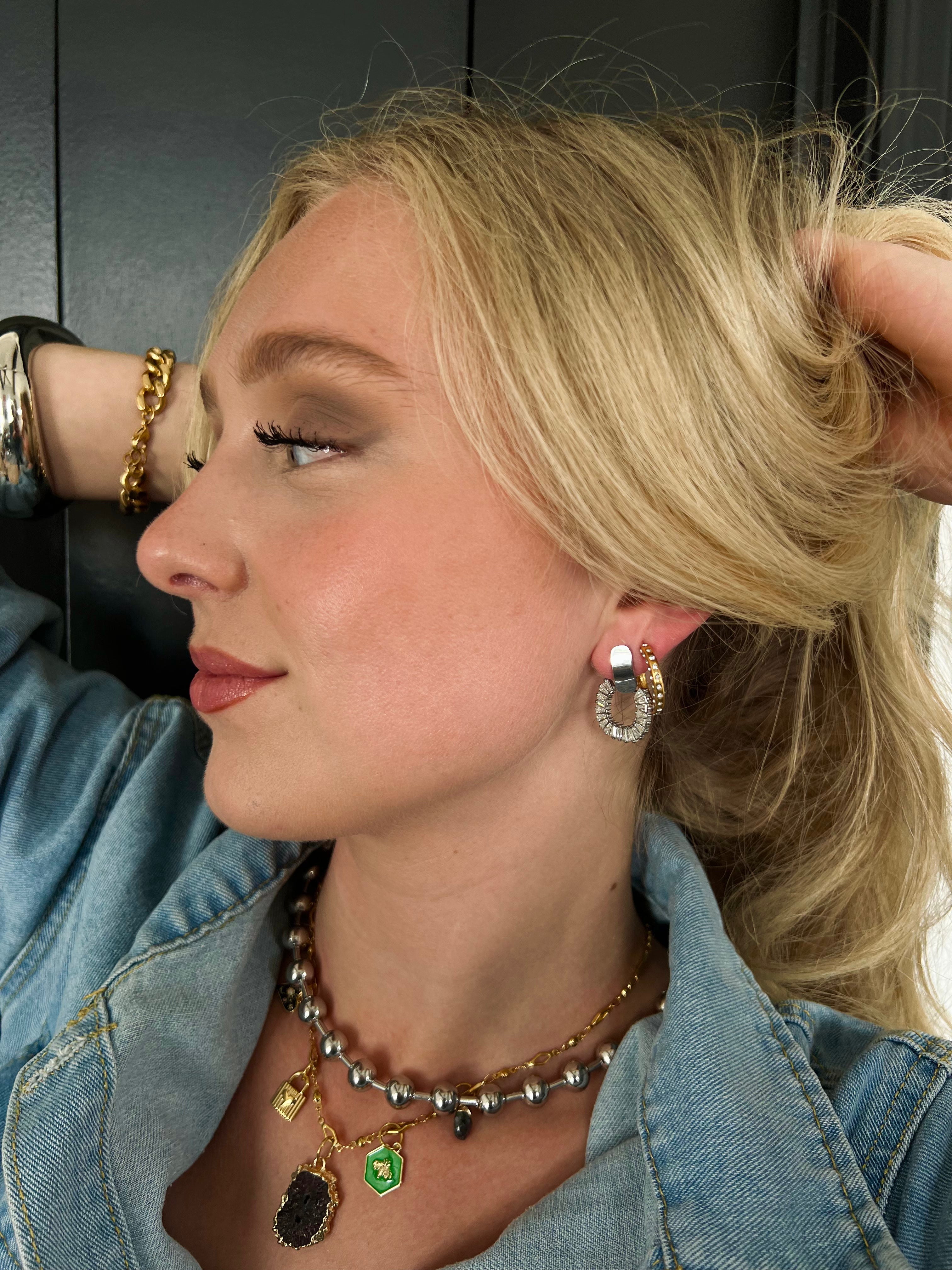 Eugenia Crystal Earrings || Choose Color