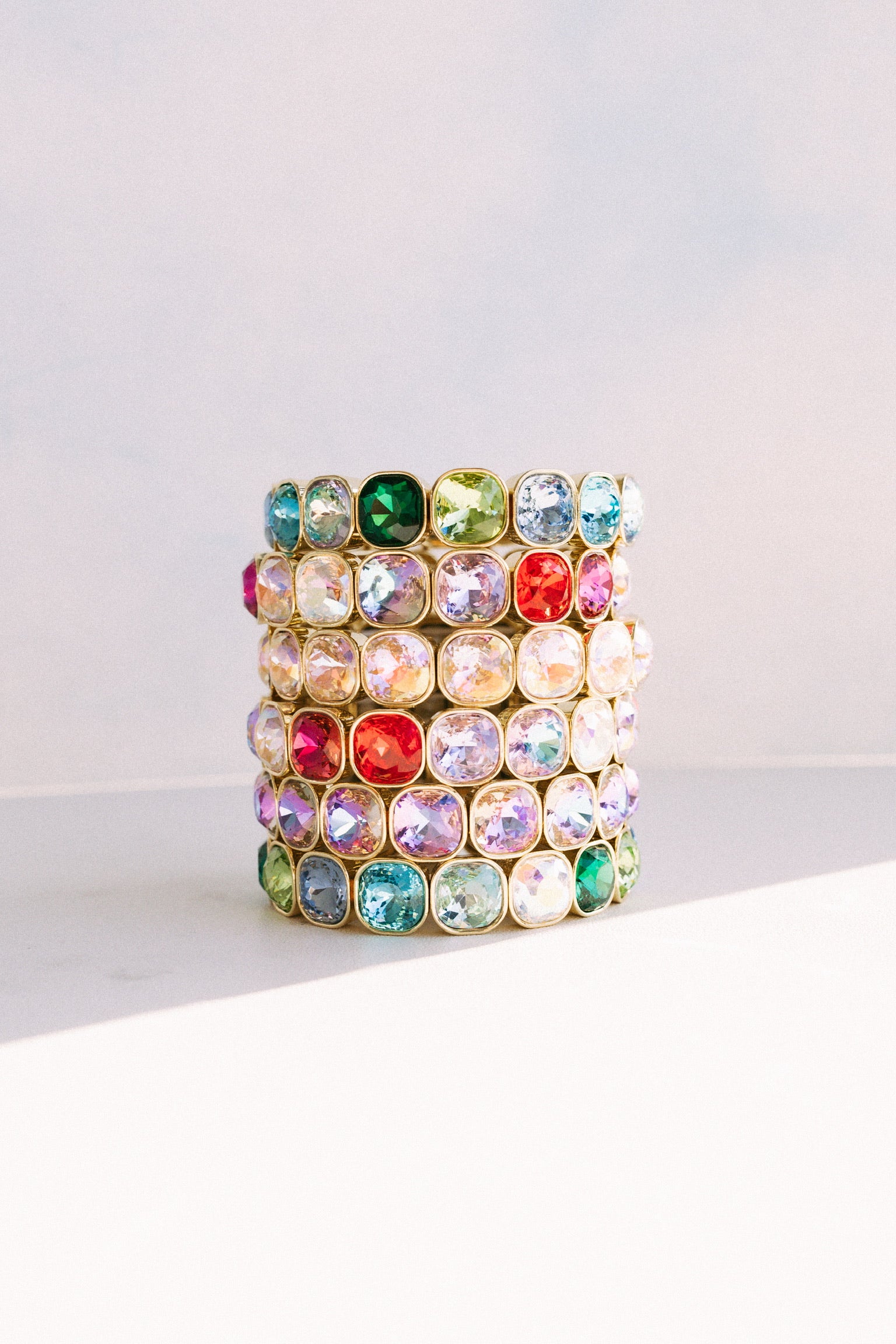Lila Crystal Bracelet || Choose Color