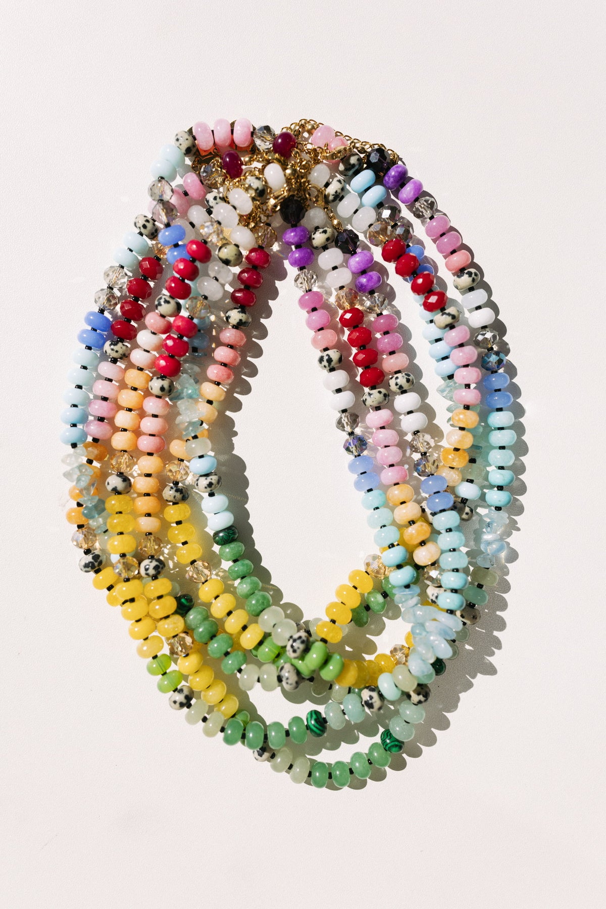 Funfetti Beaded Necklace - Speckled