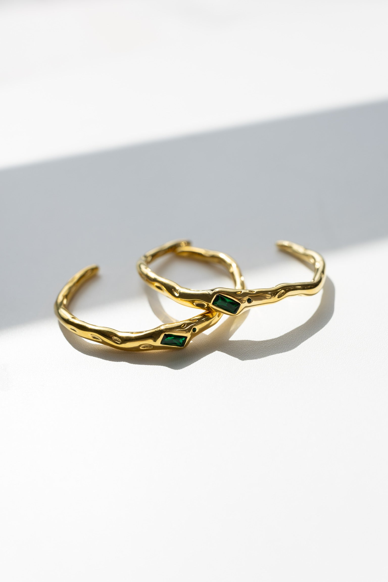 Burke Crystal Cuff Bracelet || Choose Color