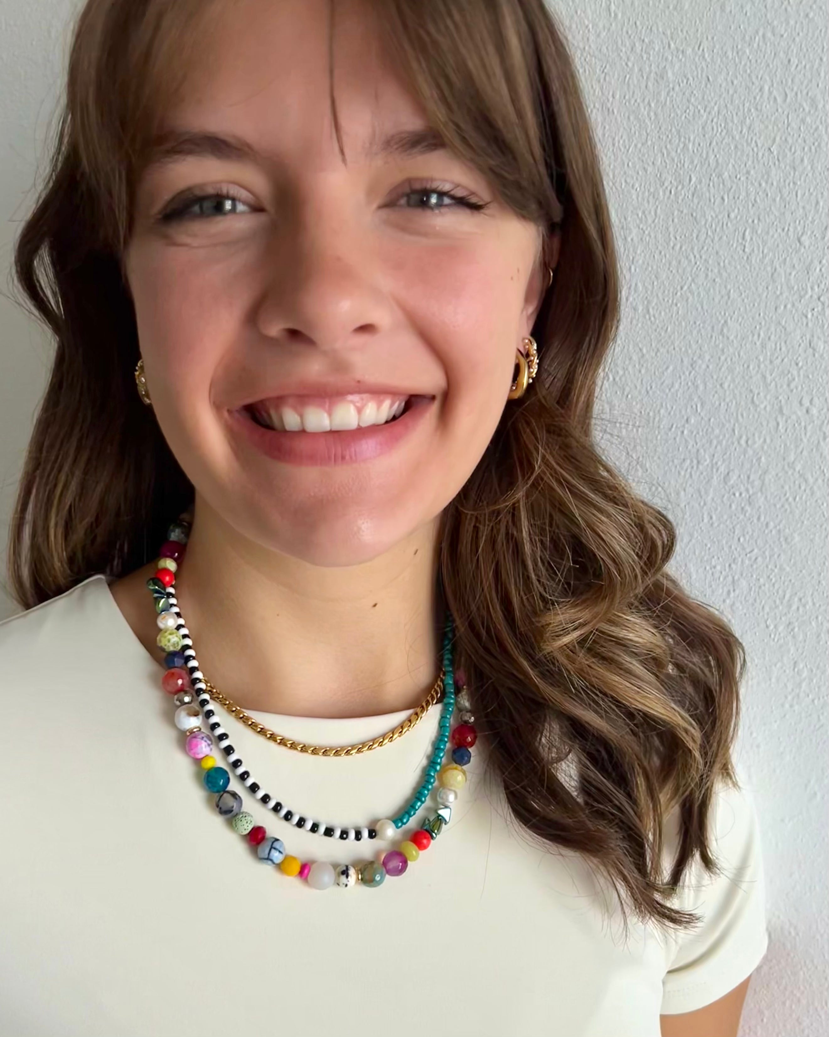 Stevie Colorful Beaded Necklace