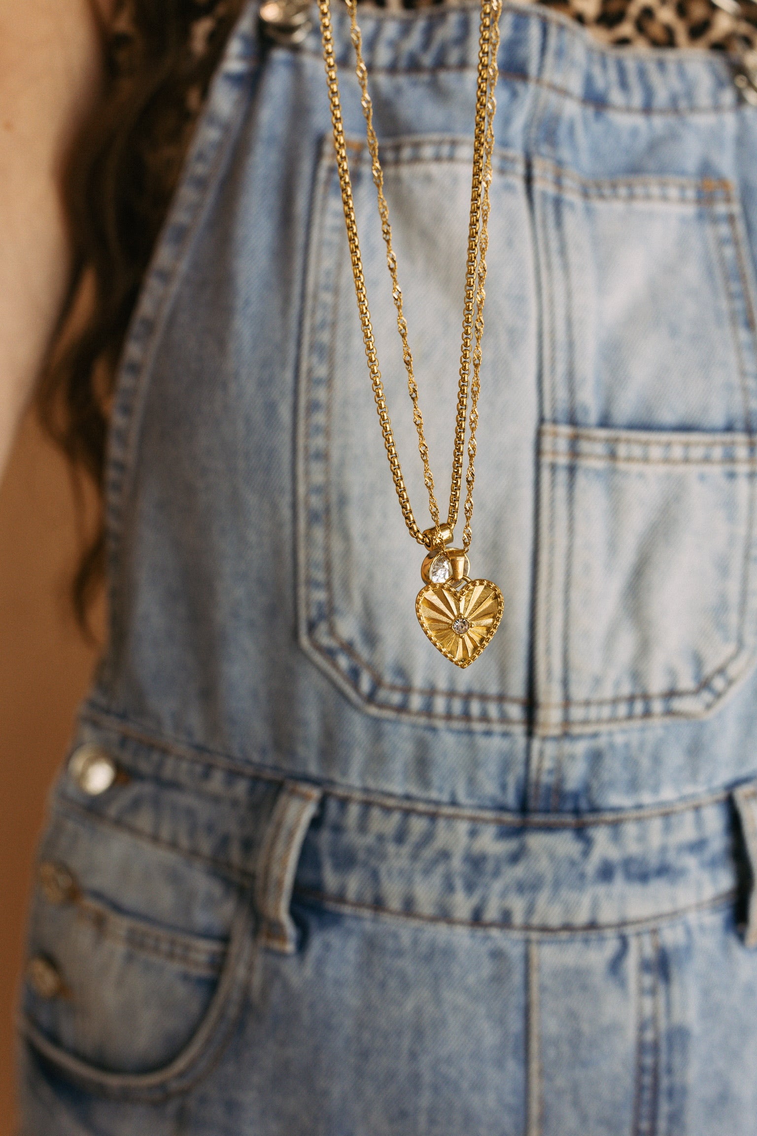 Lovestruck Crystal Heart Necklace