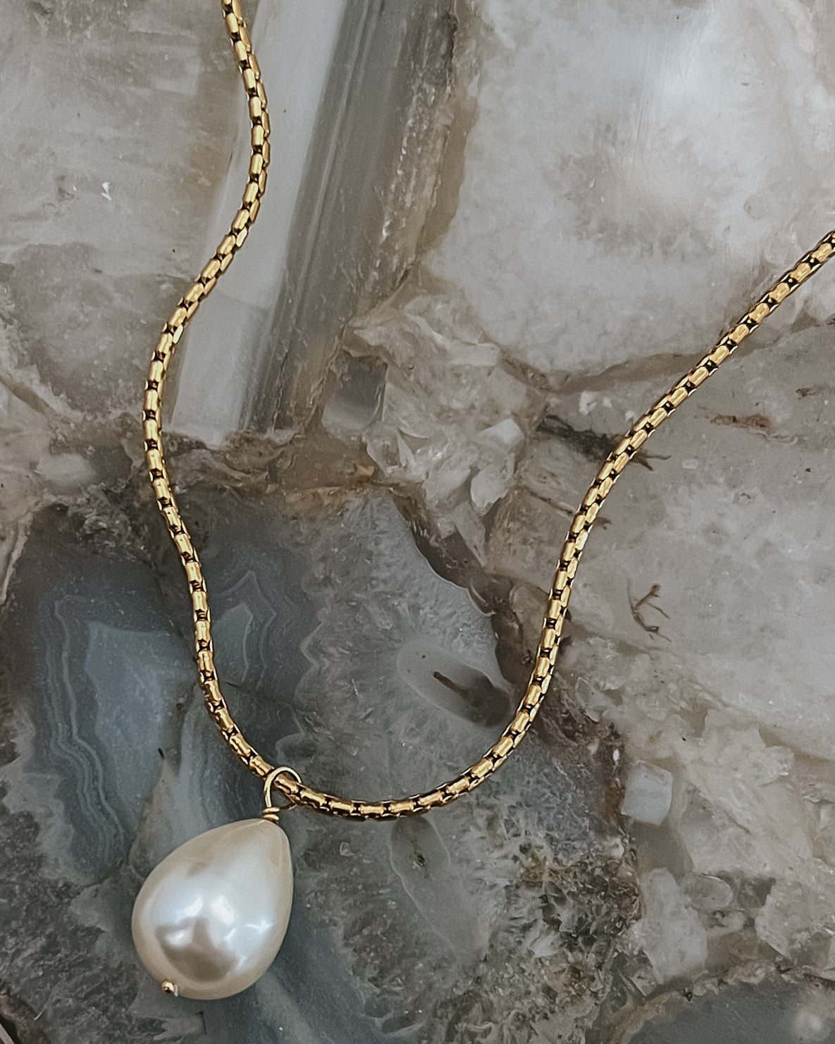 Daphne Pearl Necklace || Choose Length
