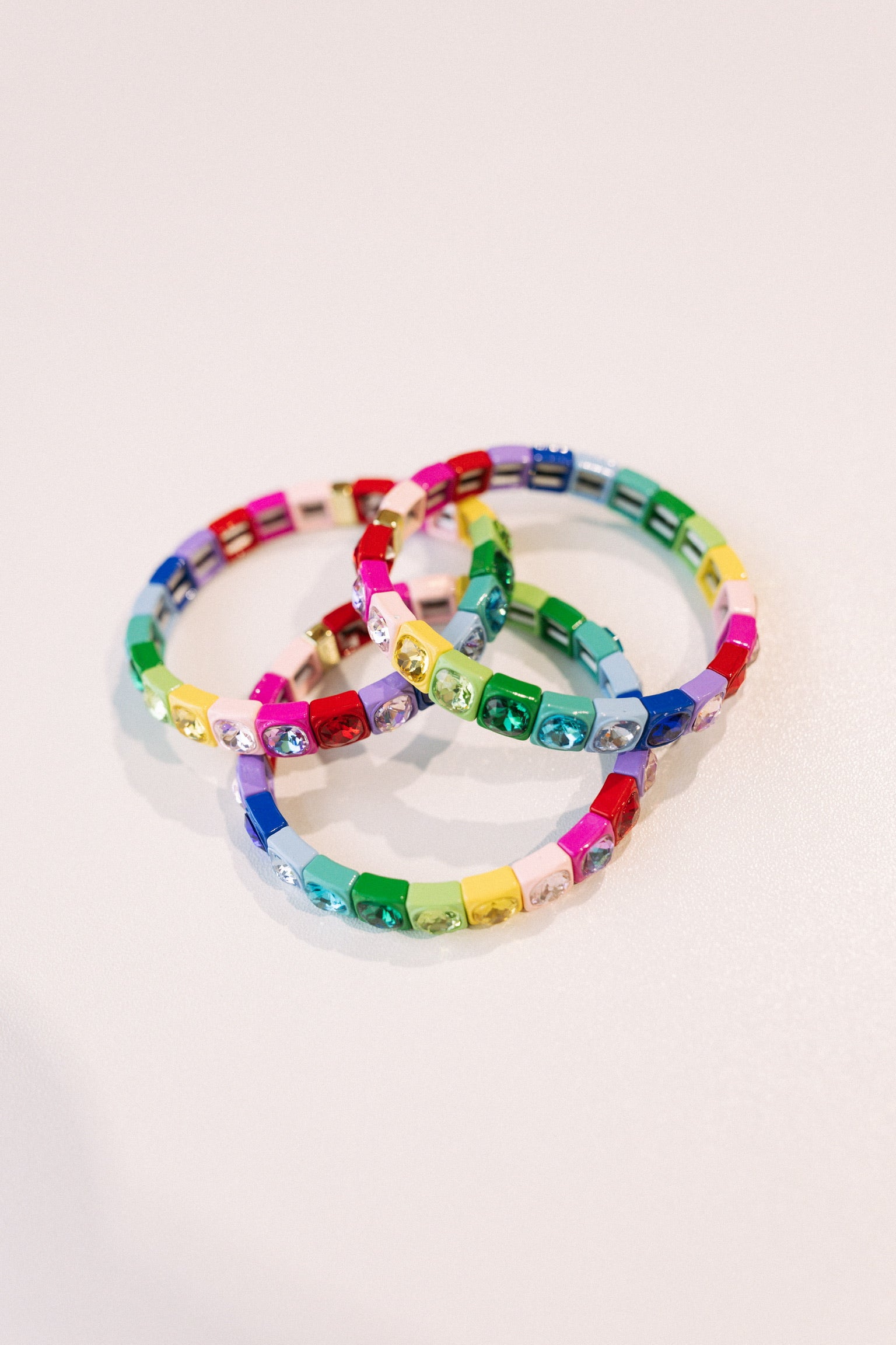 Stella Rainbow Gemstone Stretch Bracelet