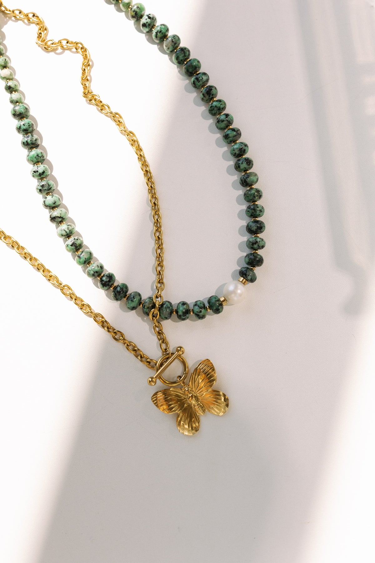 Tidal Pearl Beaded Necklace