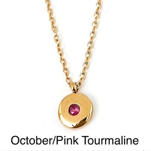 Birthstone Necklace || Choose Month