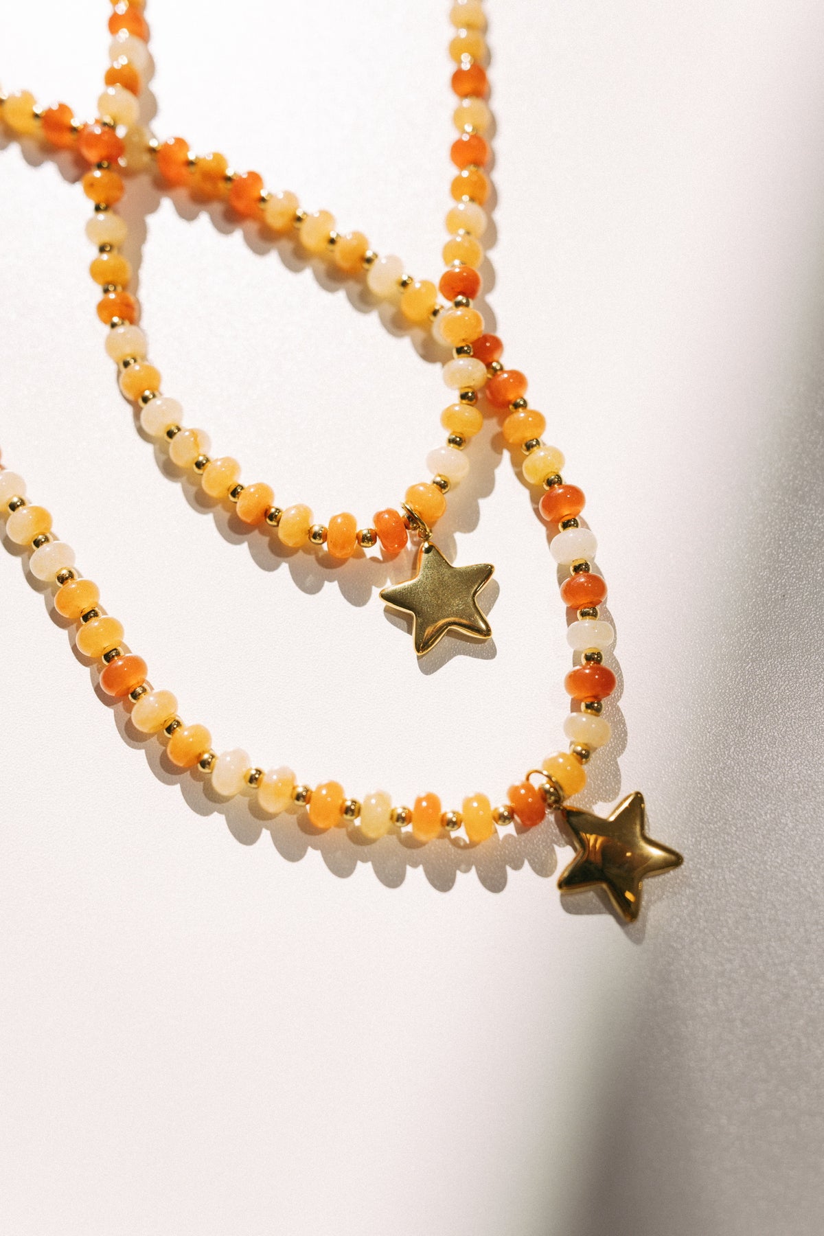 Guiding Star Necklace - Orange