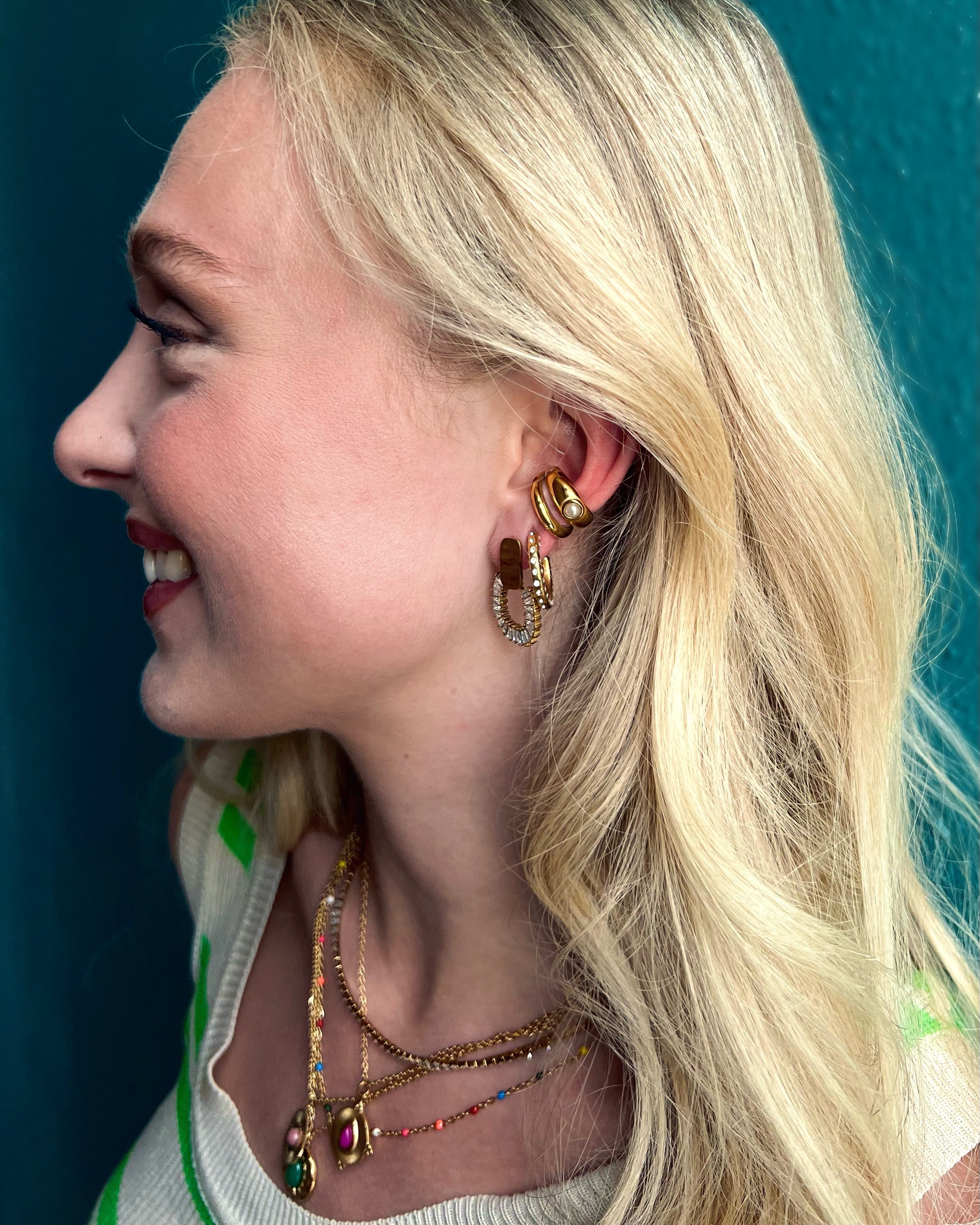 Edie Pearl Double Ear Cuff