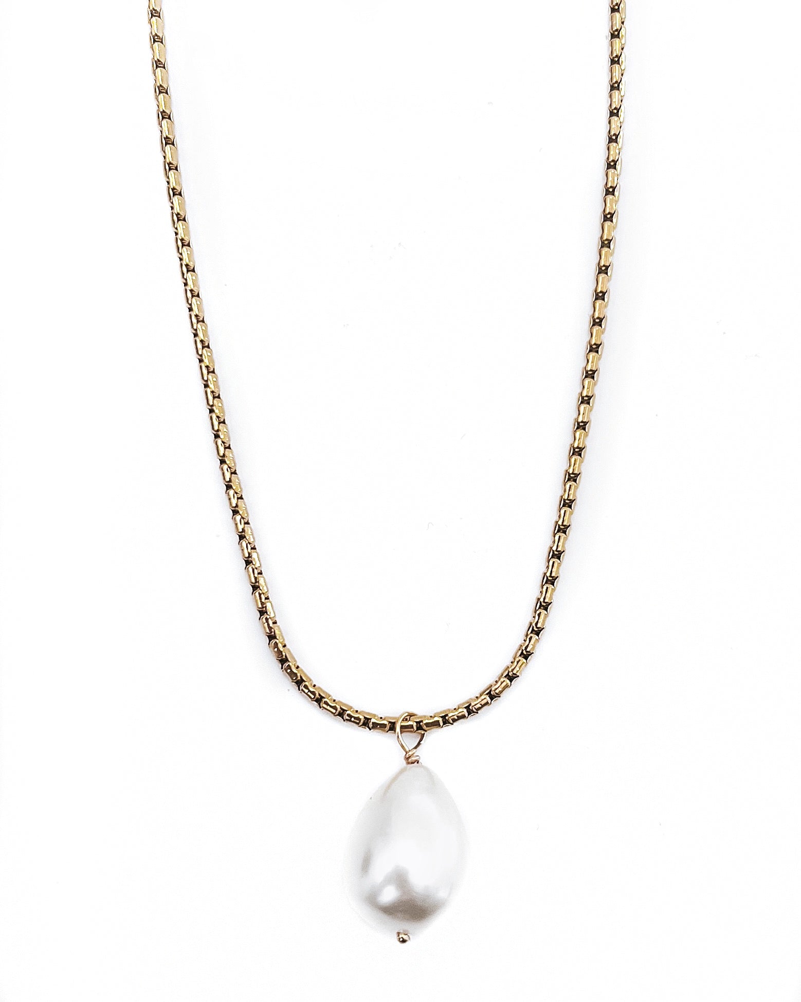 Daphne Pearl Necklace || Choose Length