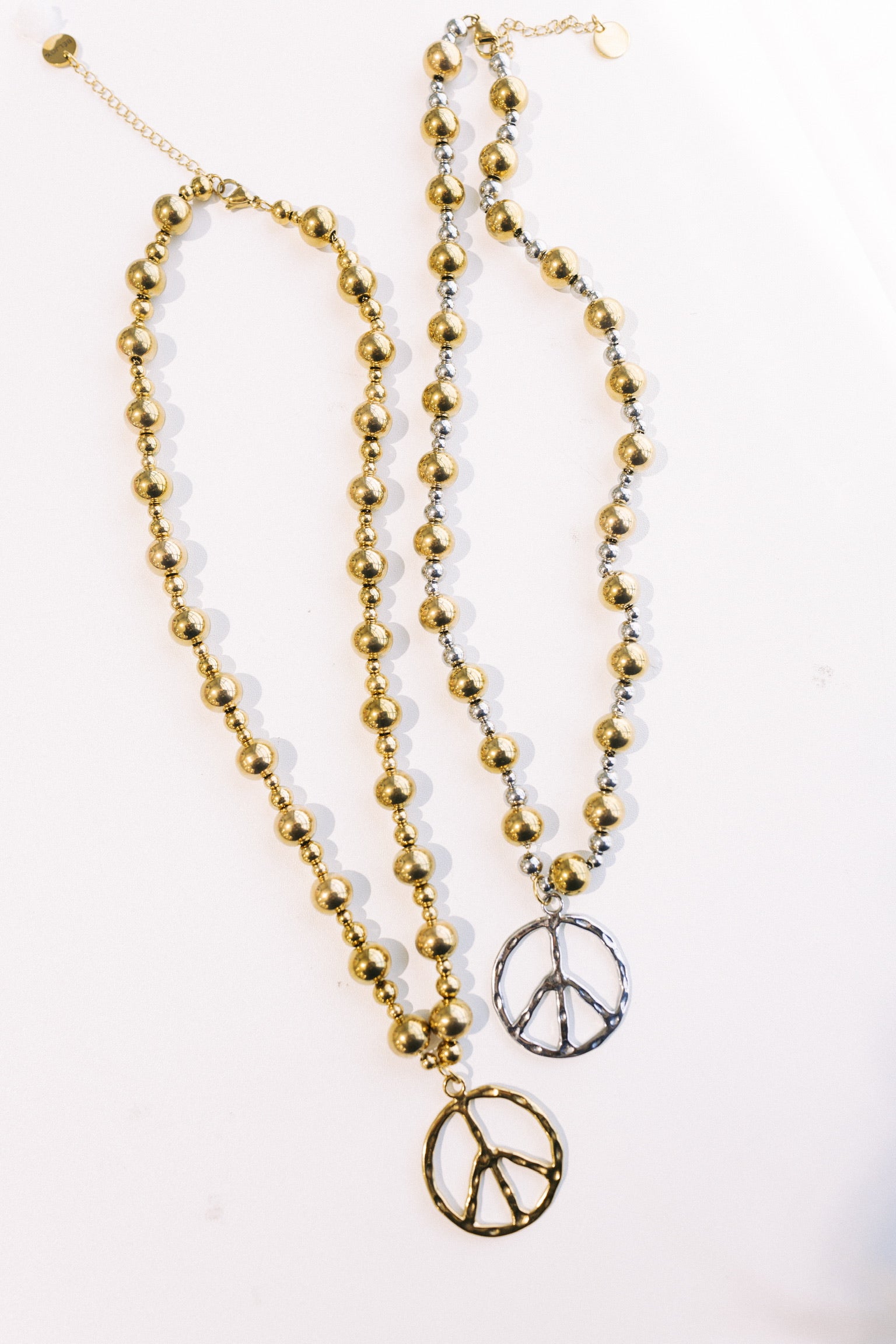 Keepin The Peace Necklace - Gold