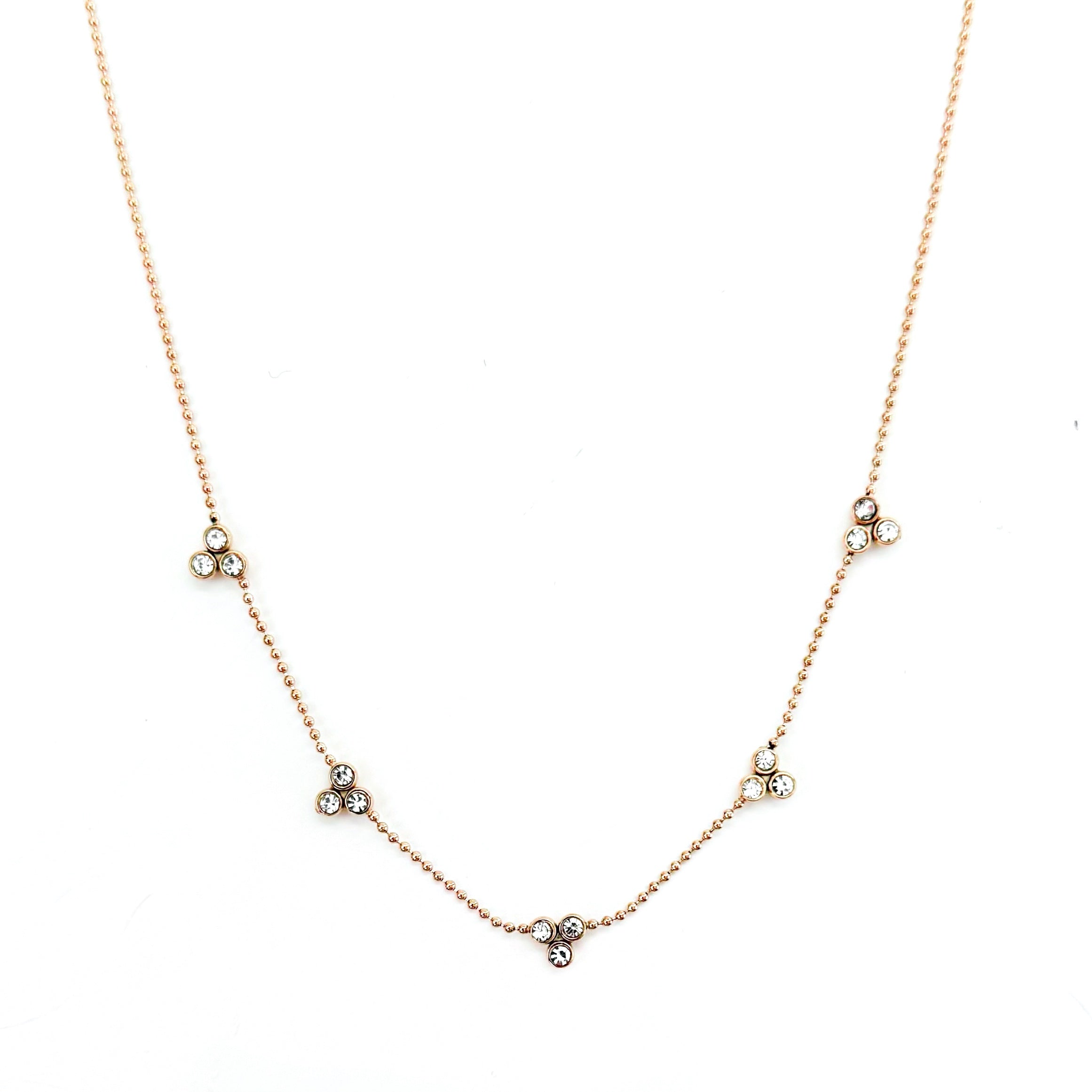 Sadie Dainty Crystal Necklace
