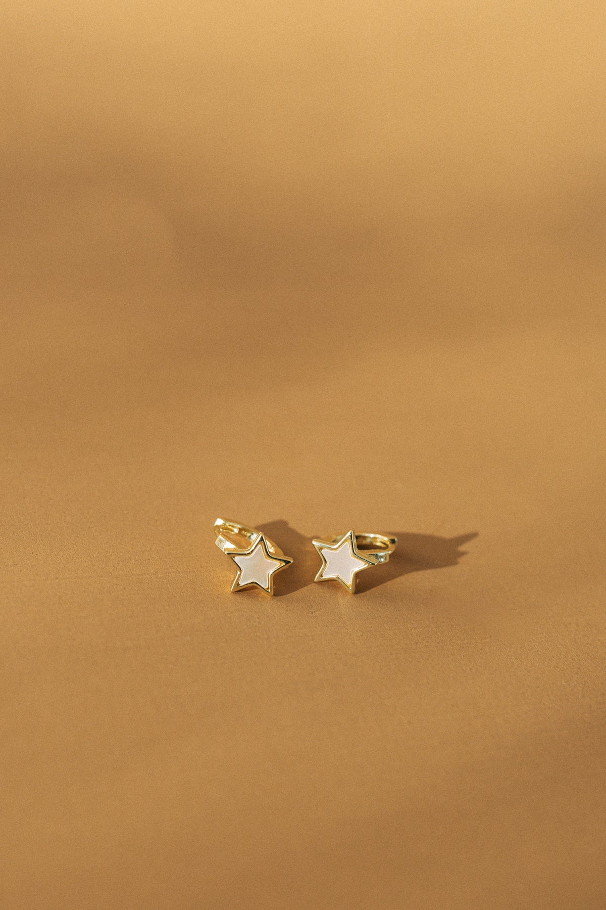 14K LUXE | Star Mini Hoop Earrings