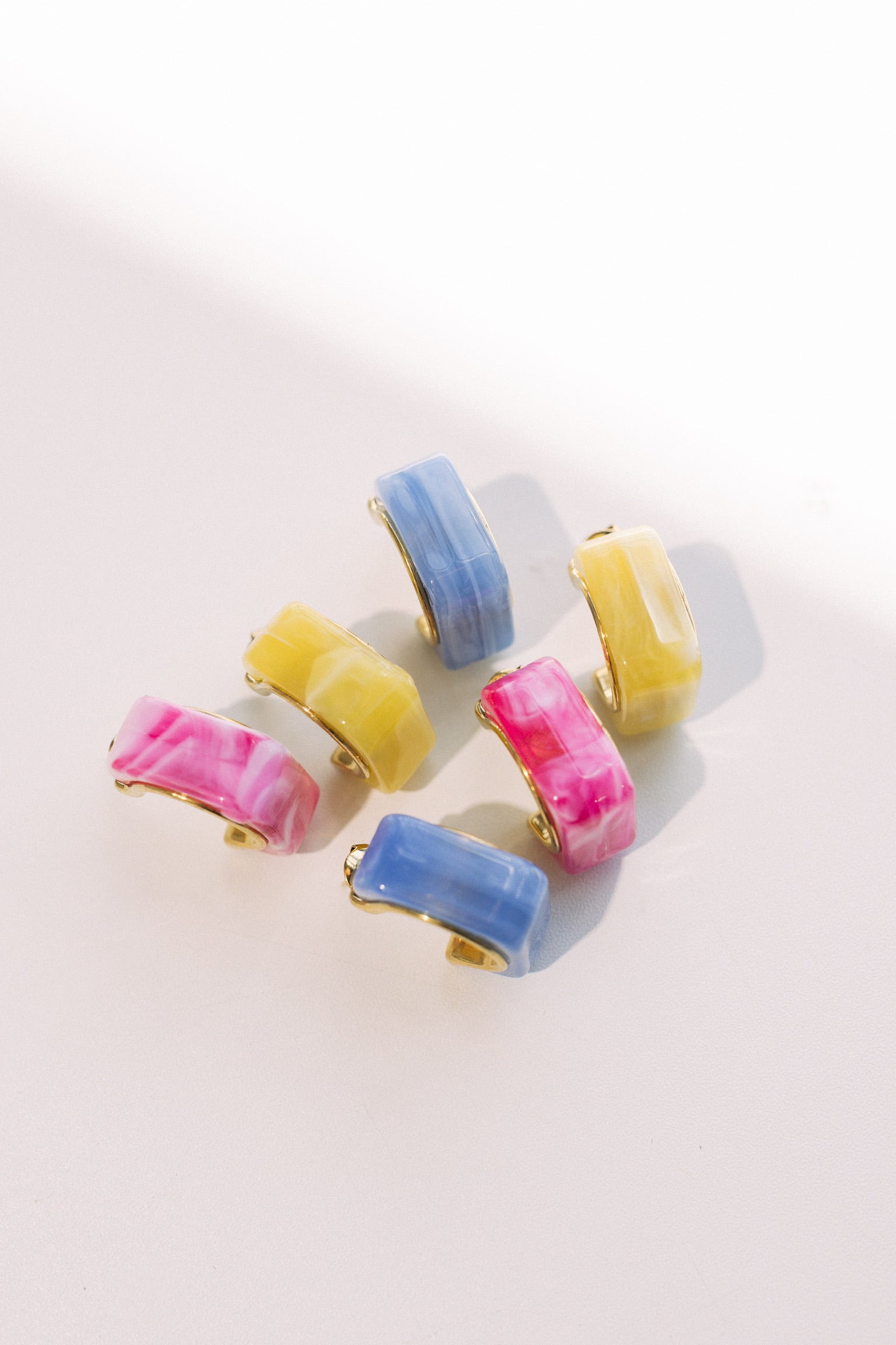Color Coded Hoop Earrings || Choose Color