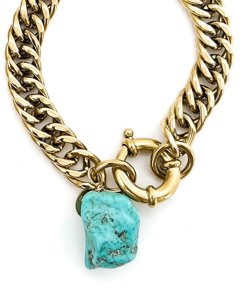 Mandy Cuban Chain Necklace