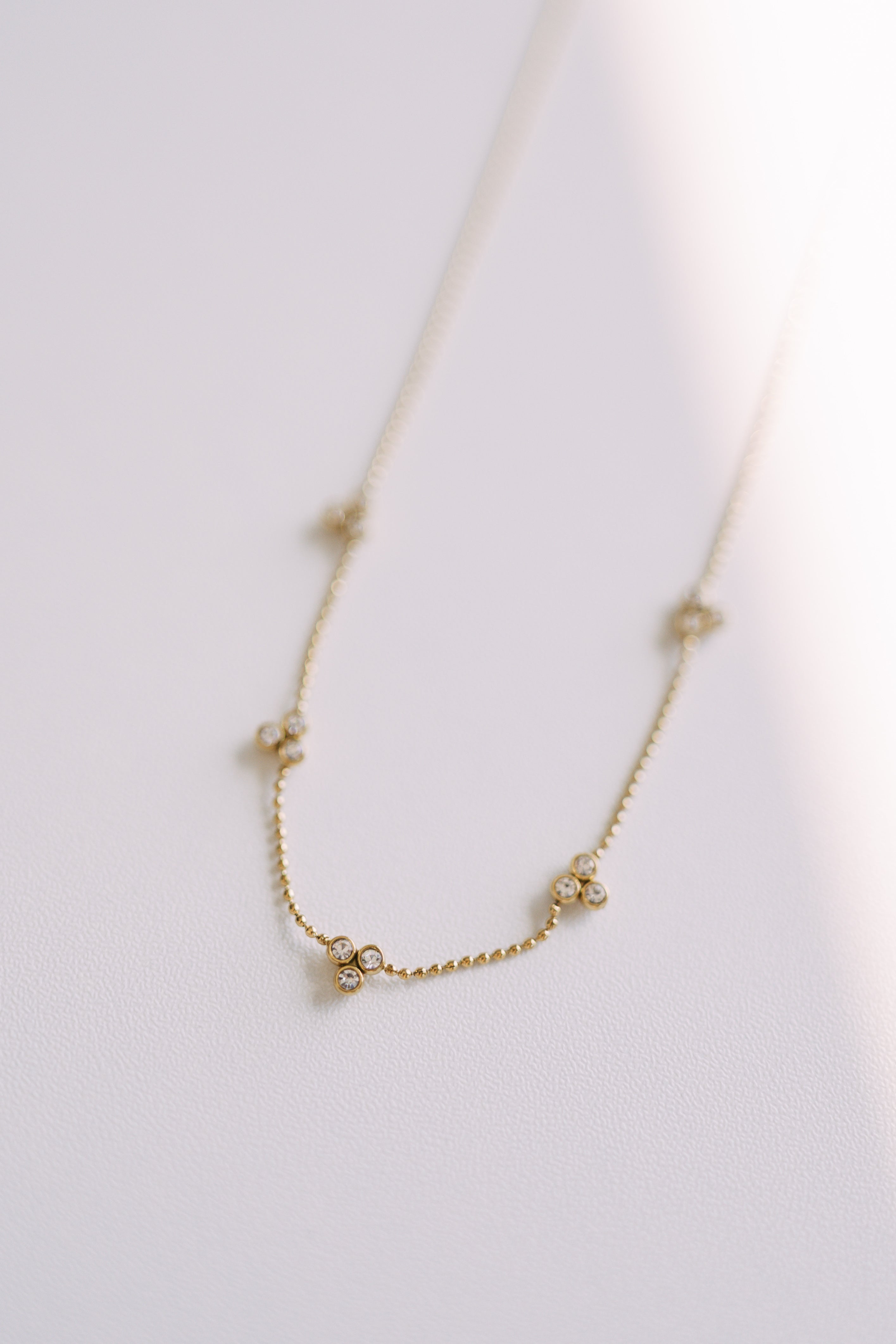 Sadie Dainty Crystal Necklace