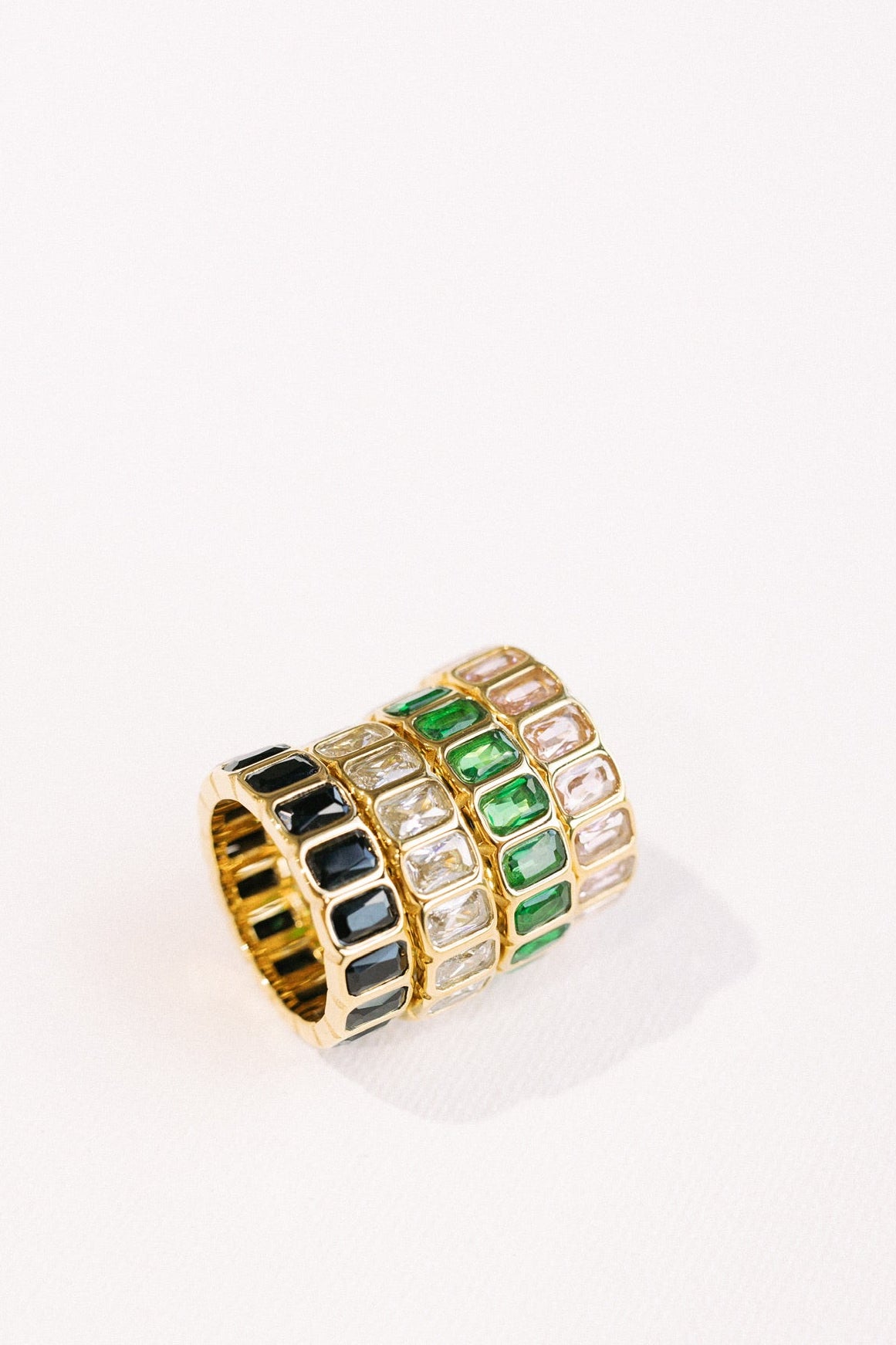 Crystal Eternity Ring