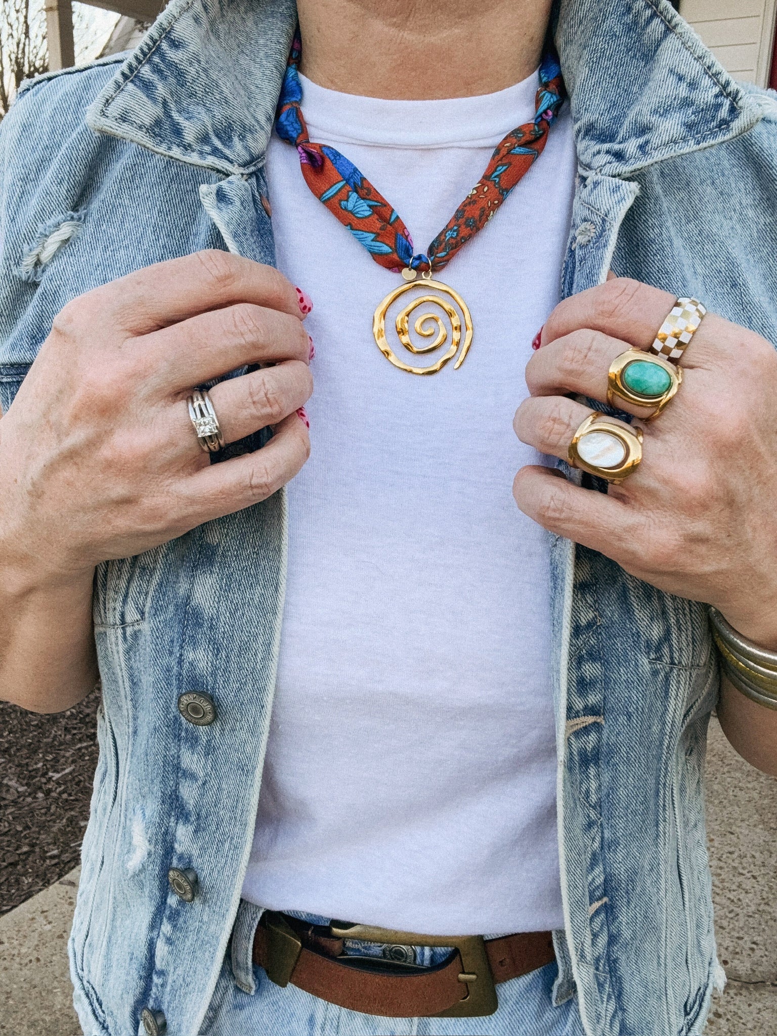 Jasmine Oval Ring || Choose Color