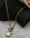 Jaylene Long Charm Necklace || Choose Color
