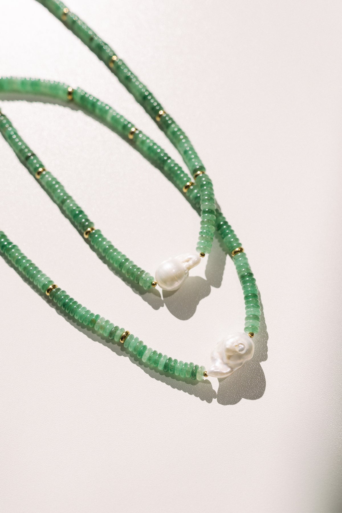 Pearl Jam Beaded Necklace - Jade