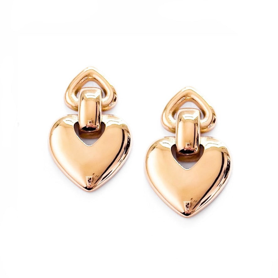 Emely Heart Drop Earrings