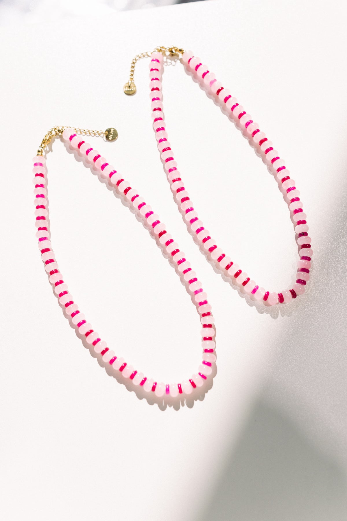 Happy Hour Necklace - Light Pink