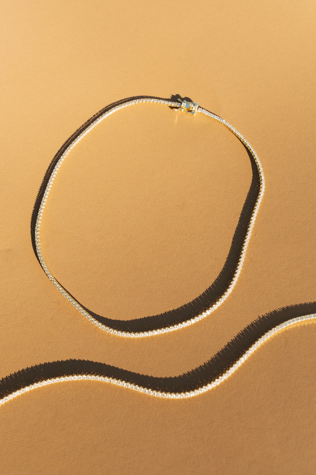 14K LUXE | Timeless Tennis Necklace