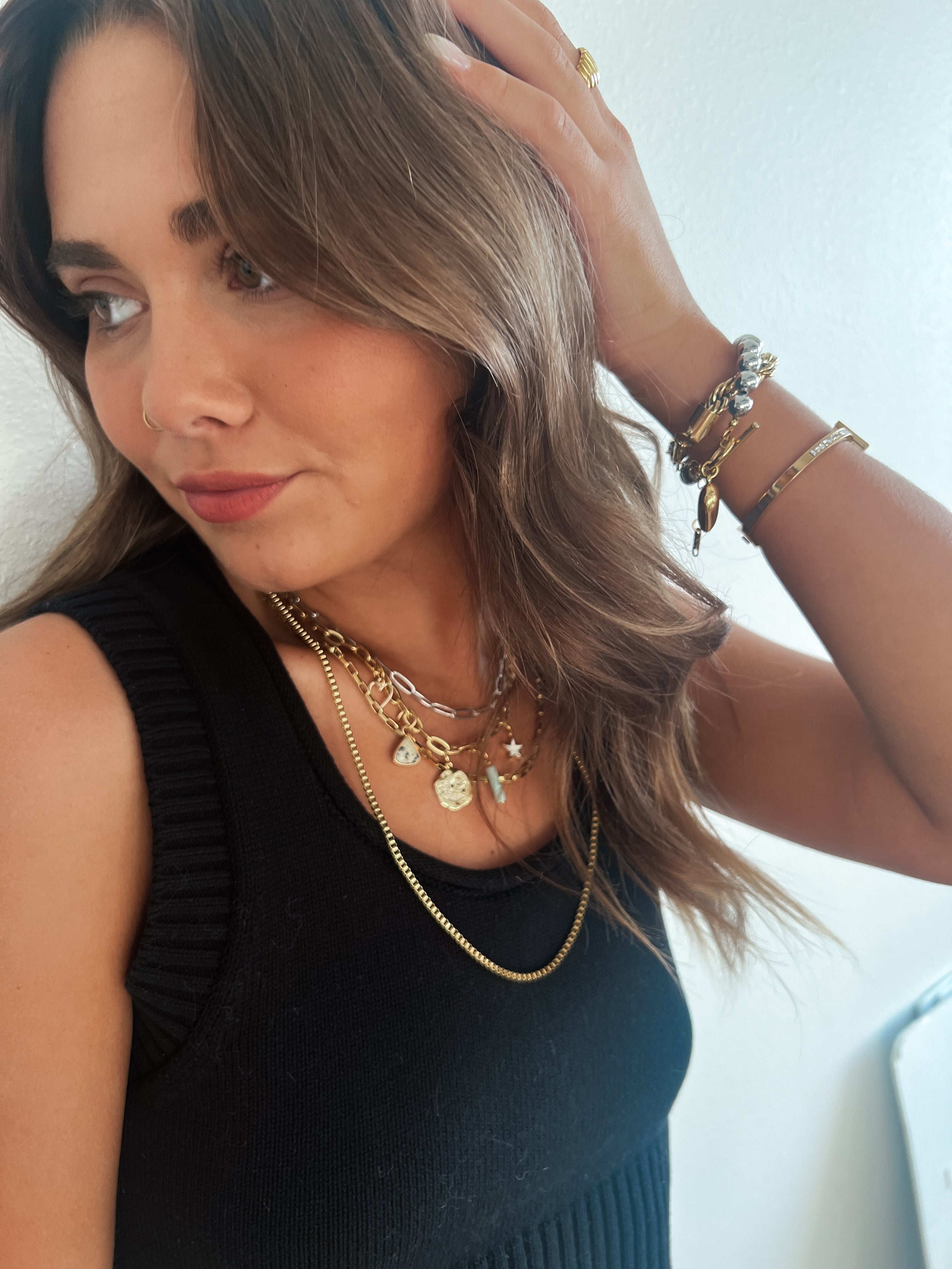 Mittie Gold Chain Necklace || Choose Length