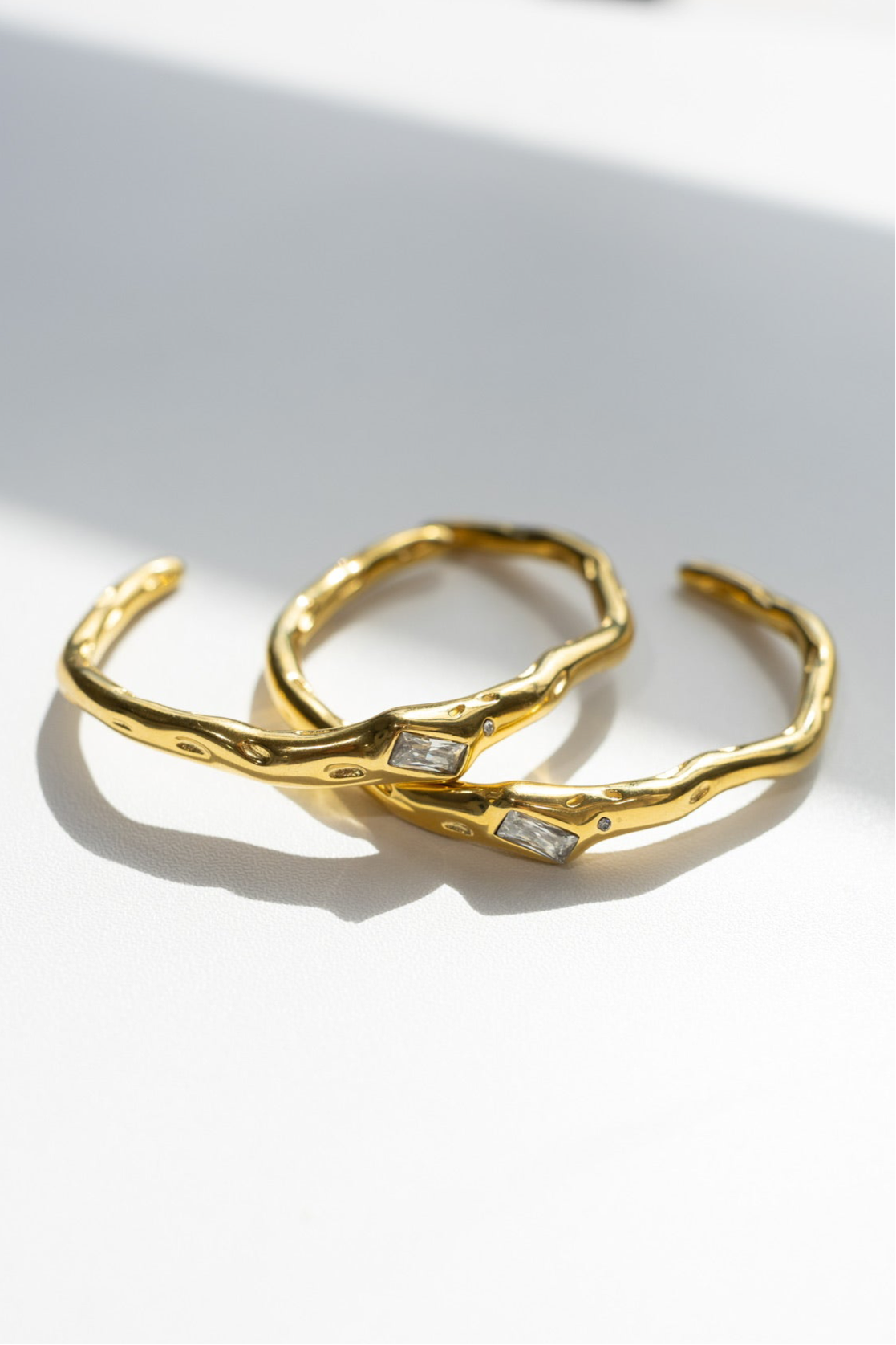 Burke Crystal Cuff Bracelet || Choose Color