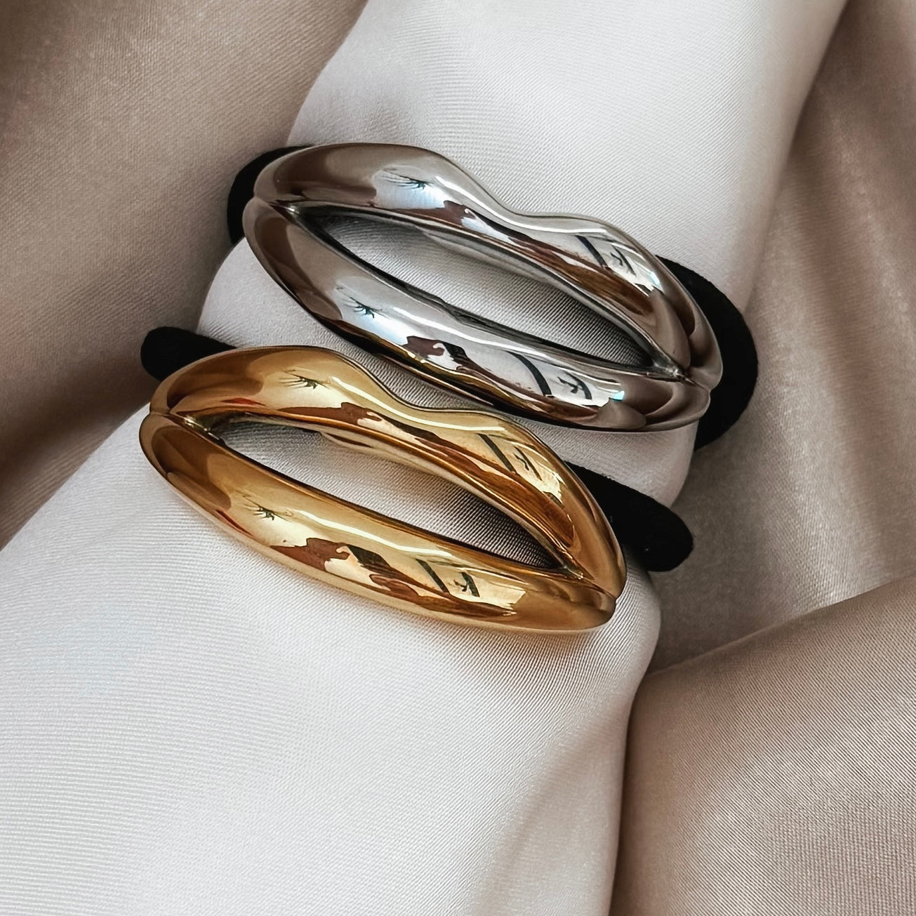 Honey Hair Cuff Ponytail Holder || Choose Color