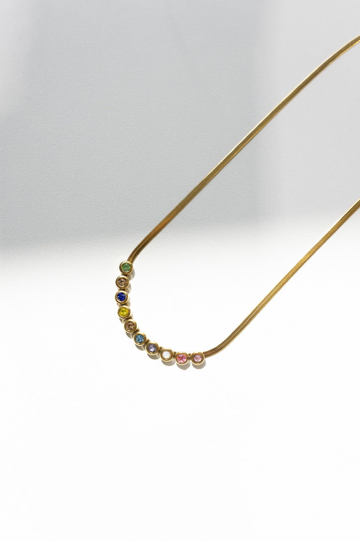 Jovie Colorful Crystal Necklace