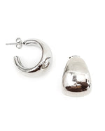 Enoch Silver Earrings || Choose Size