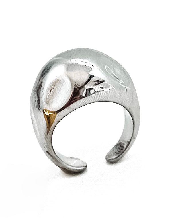 Remington Bold Statement Ring Gold and Silver