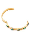 Belinda Gold Emerald Jewel Bracelet