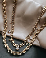 Chunky Chain Layered Necklace Set
