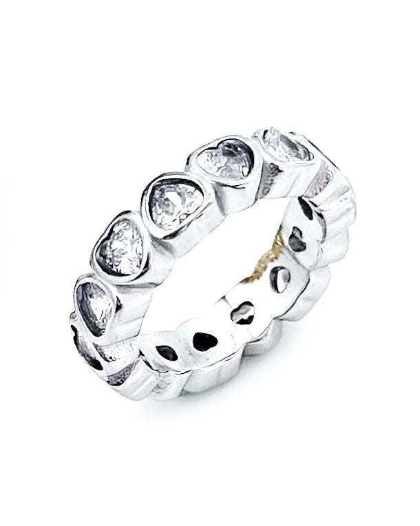 Rynlee Crystal Heart Ring