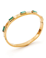 Belinda Gold Emerald Jewel Bracelet