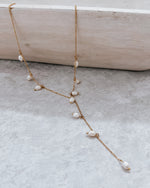 Penelope Pearl Lariat Necklace