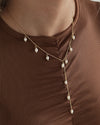 Penelope Pearl Lariat Necklace