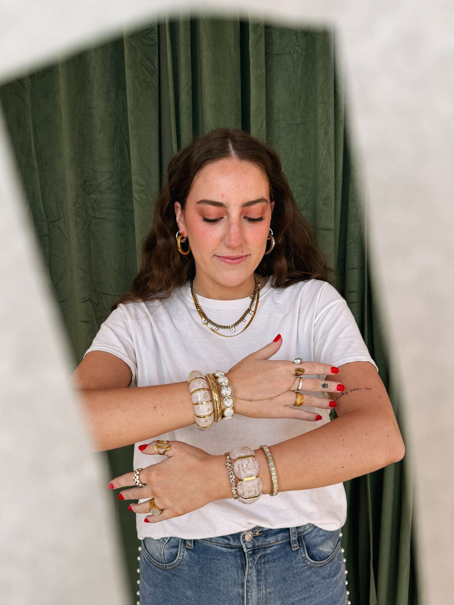 Britt Bold Gemstone Bracelet || Choose Color