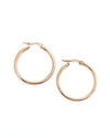 Eileen Gold Hoop Earrings || Choose Size