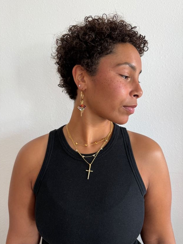 Sadie Dainty Crystal Necklace