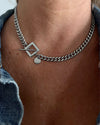 Maeve Cuban Chain Necklace || Choose Color