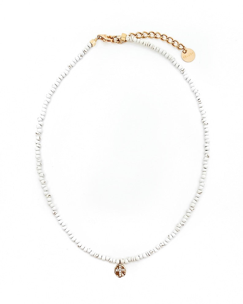 Ada Crystal Cross Necklace || Choose Color