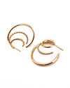 Everly Gold Hoop Earrings